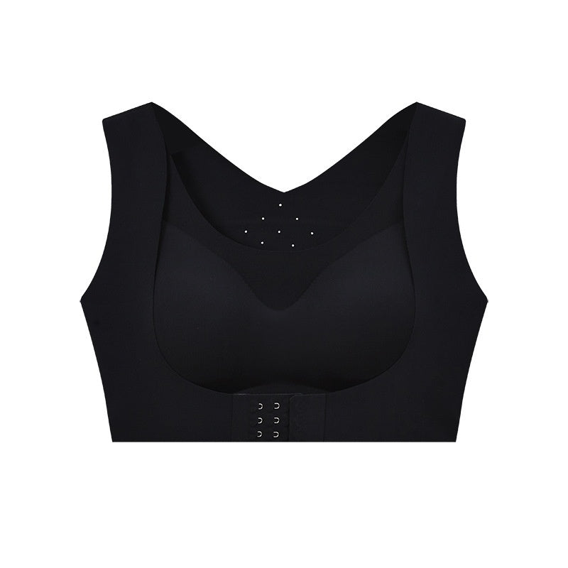 Two-in-one Breast Holding Bra Back Adjustment Push Up