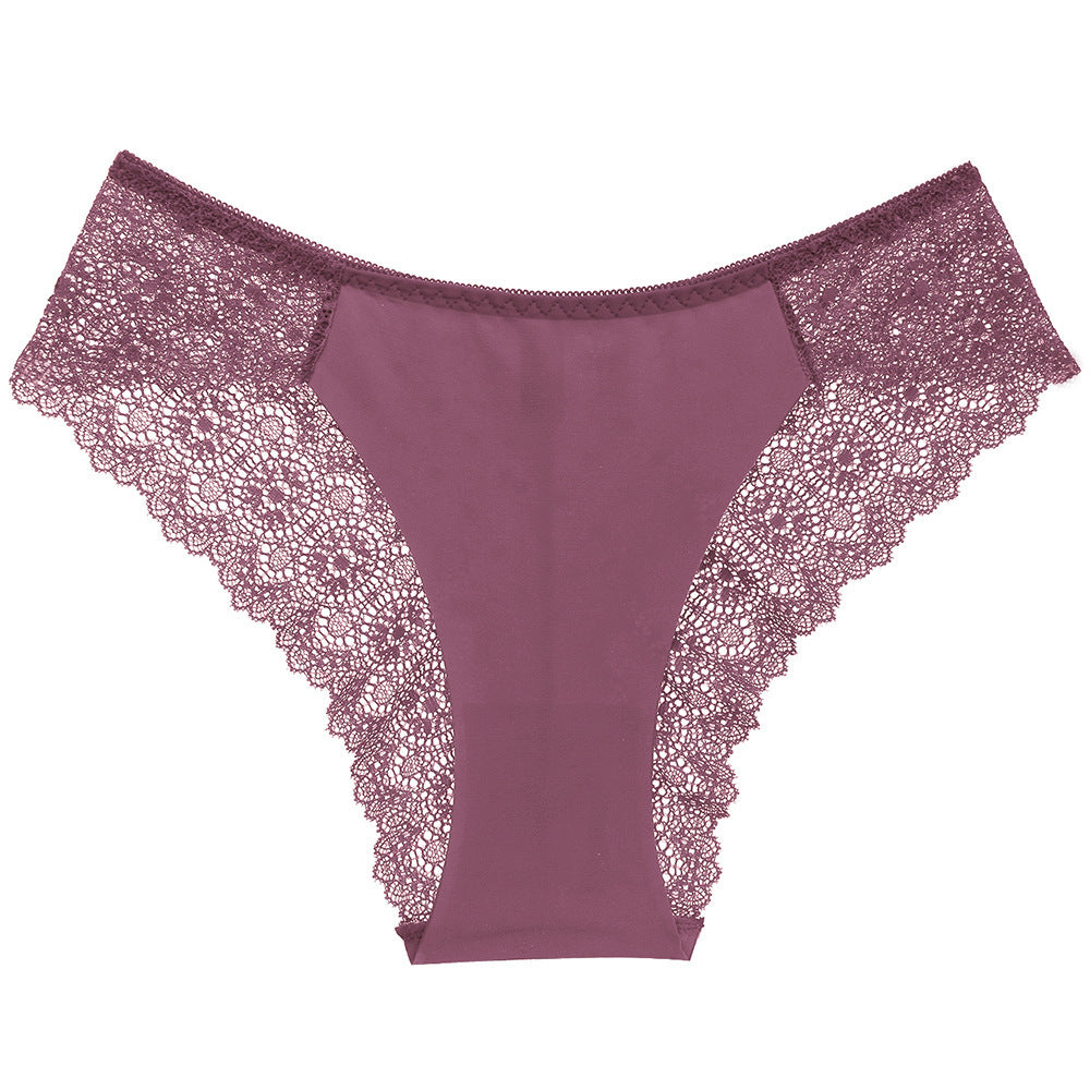 Exquisite Embroidery Gorgeous Transparent Pure Desire Low Waist Panties