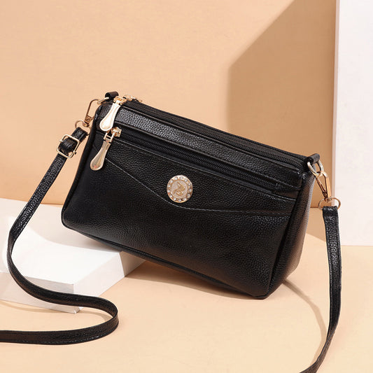 Women's Double-pull Mobile Phone Bag Coin Purse