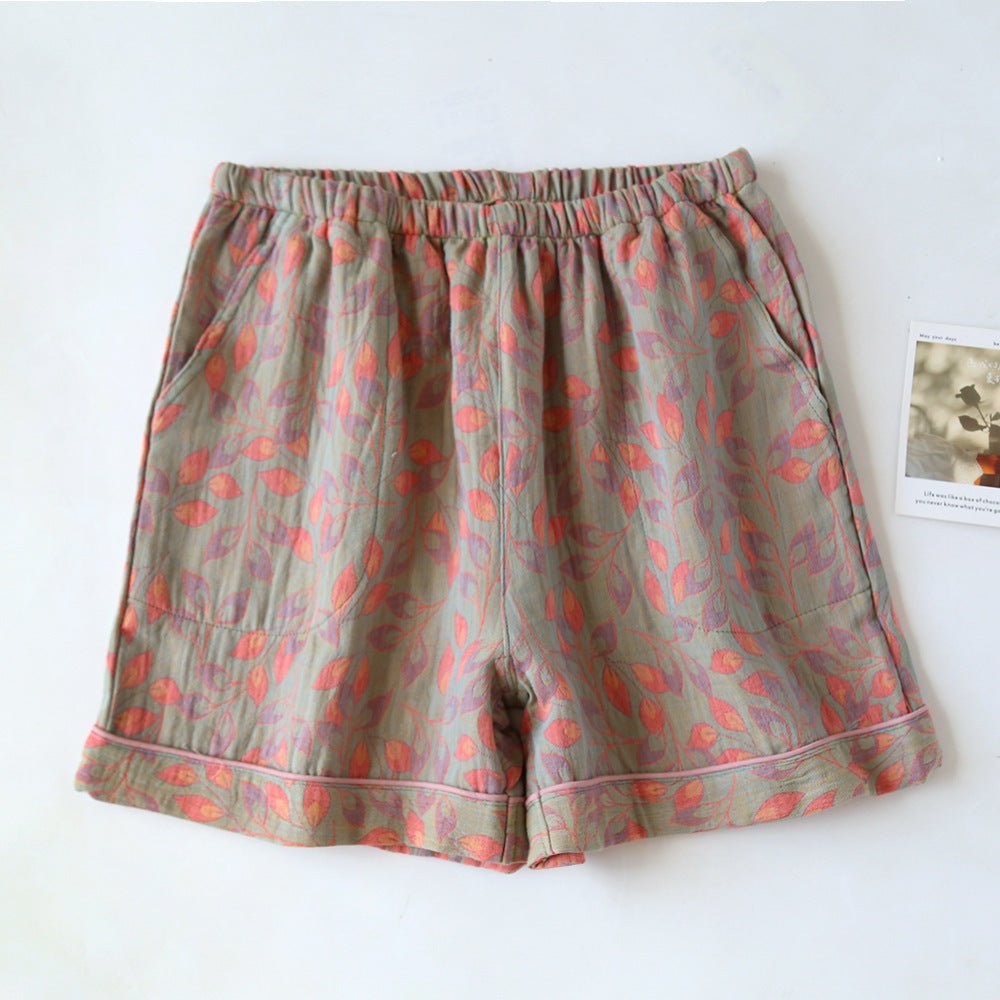 Women's Summer Thin Cropped Loose And Sweet Home Pants