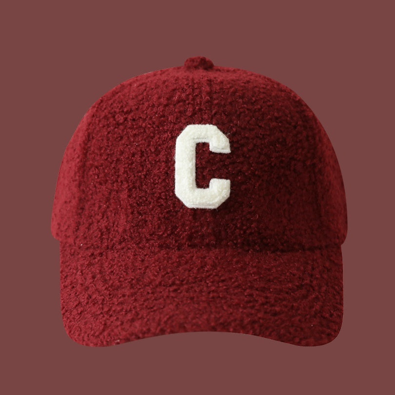 Lin Xiao Orange Hat Knitted Hat Baseball Cap Scarf