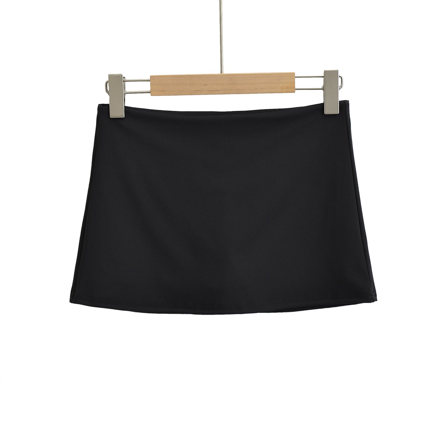Women's Solid Color American Hot Girl Anti-exposure Low Waist Skirt