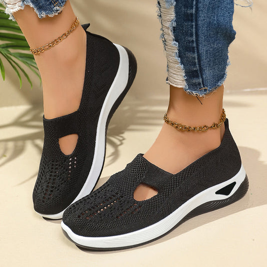 Women's Shoes Soft Bottom Not Tired Feet Slip-on Mesh