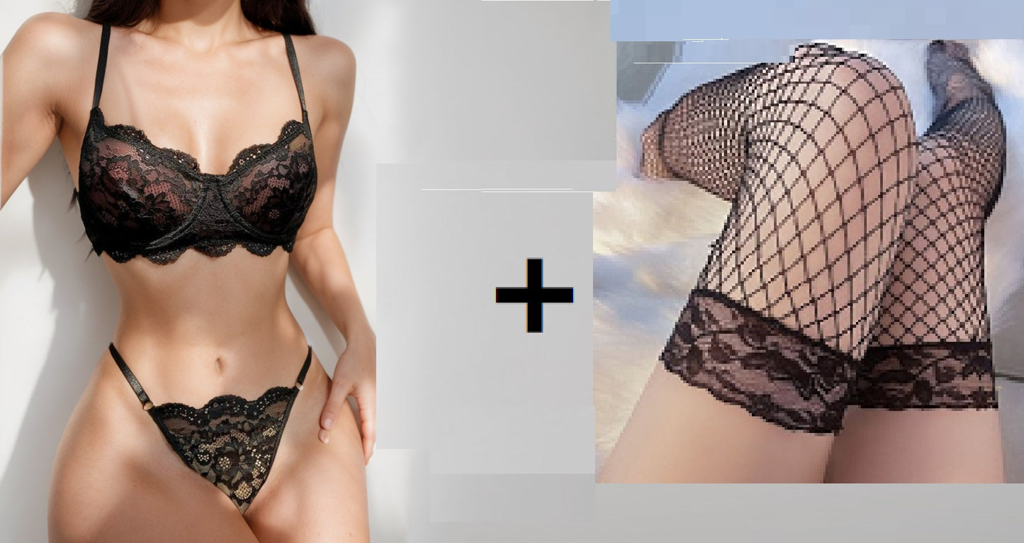 Lace Strap Push Up Underwear