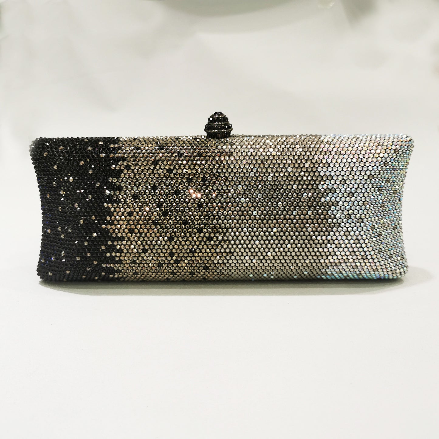 Gradient Rhinestone Women's Dinner Clutch Shoulder Bag