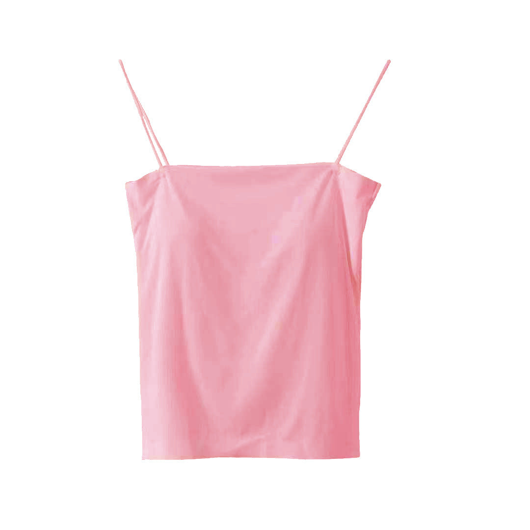 Solid Color Camisole Women's Summer Base Long Tube Top