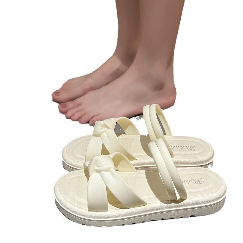 New Soft Back Thick Back Two-way Wear Sandals Women's Shoes For Outdoors