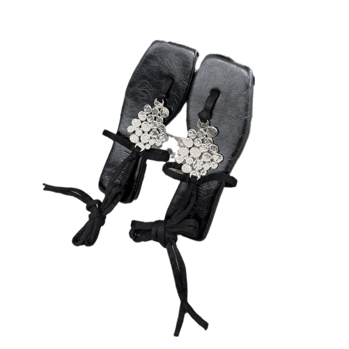 French Minority Weaving Hollow Closed Toe Sandals Female Summer Mori Girls' Fairy