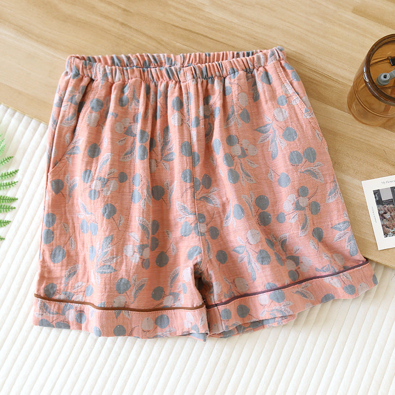 Women's Summer Thin Cropped Loose And Sweet Home Pants
