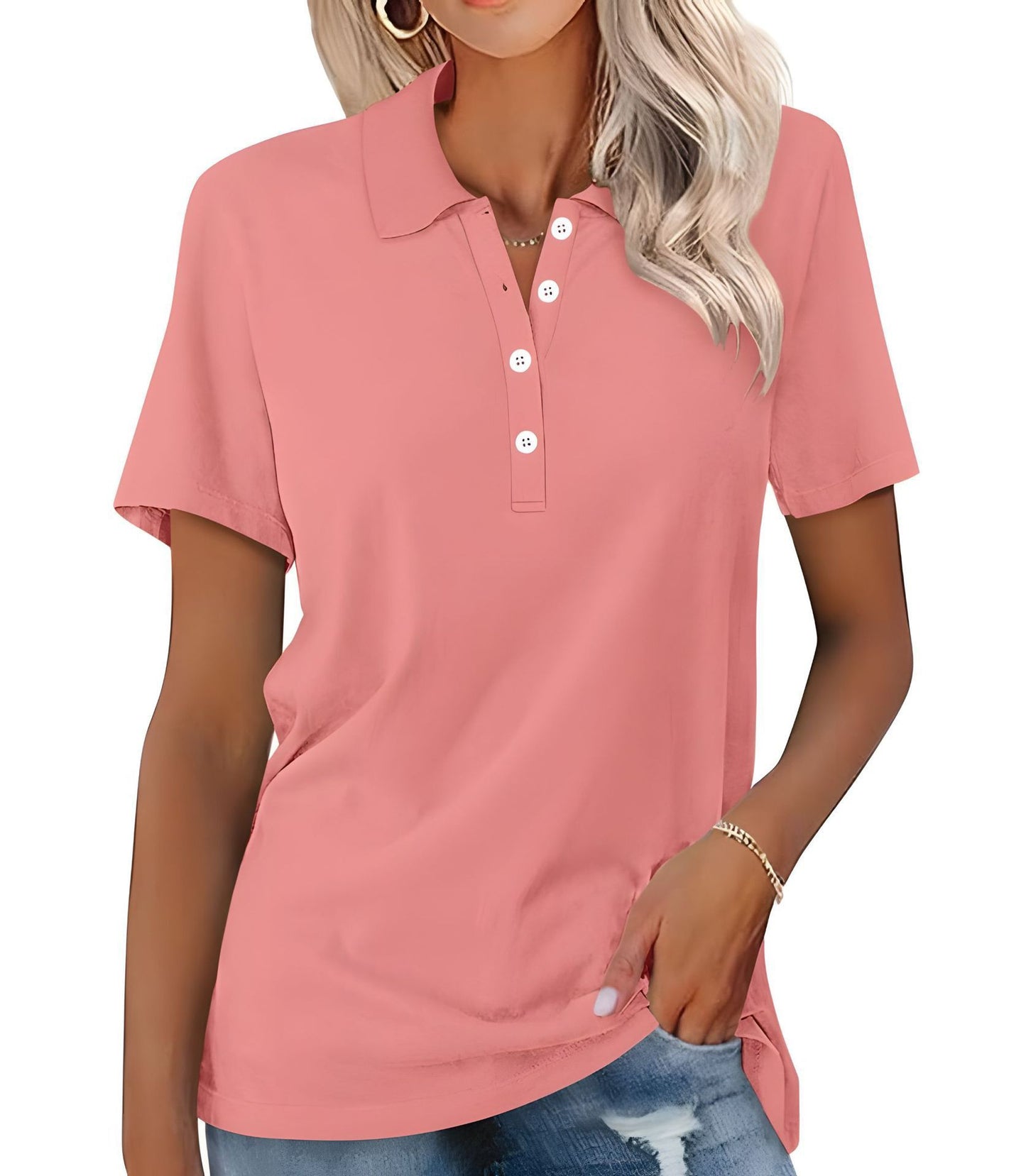 Women's Short-sleeved Slim-fit Casual Fashion Top