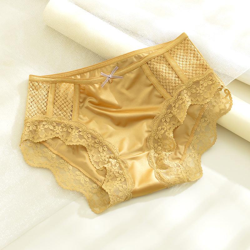 Women's Breathable Ice Silk Satin Shorts