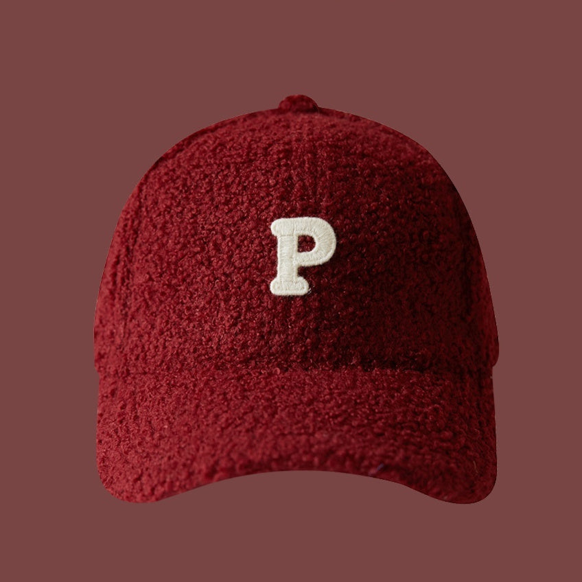 Lin Xiao Orange Hat Knitted Hat Baseball Cap Scarf