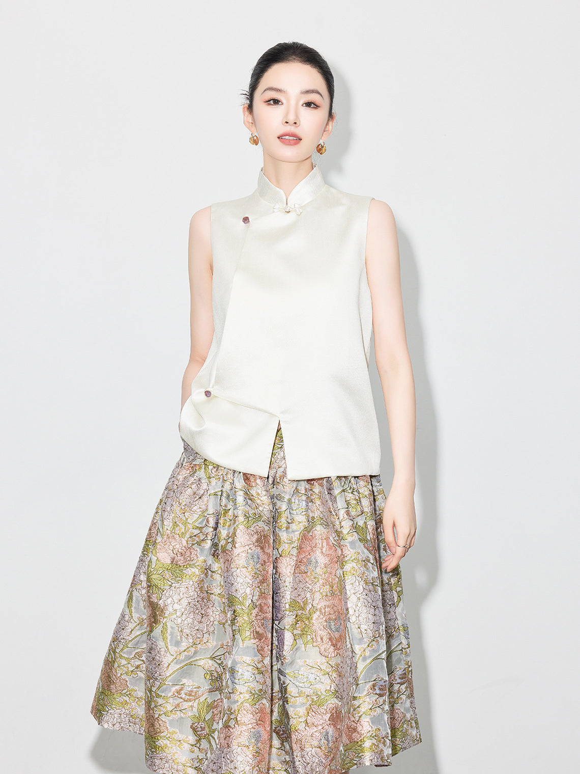 Women's Vintage Jacquard Embroidered Skirt
