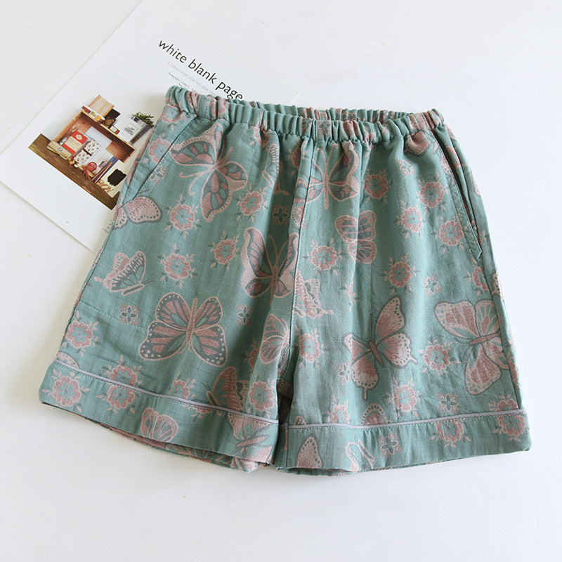 Women's Summer Thin Cropped Loose And Sweet Home Pants