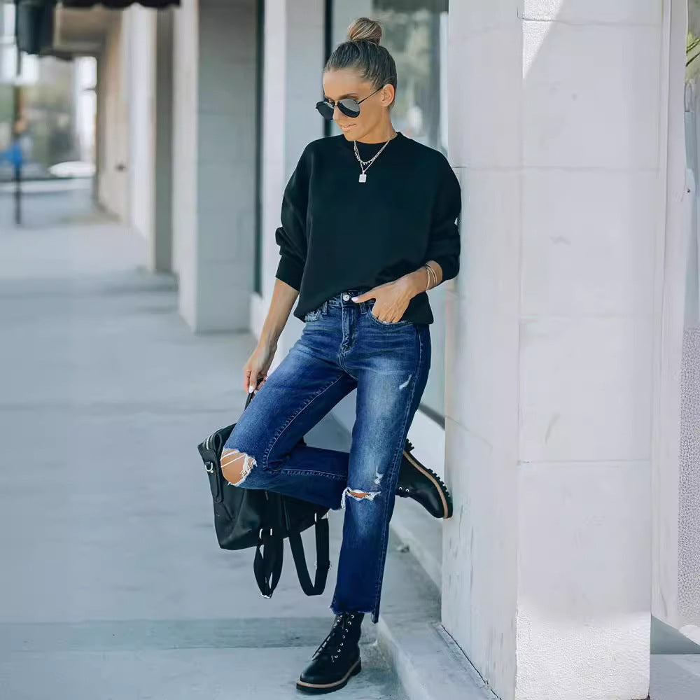 Autumn And Winter Rebound Slimming High Waist Drain Pants