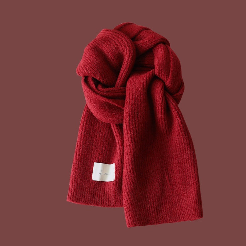 Lin Xiao Orange Hat Knitted Hat Baseball Cap Scarf