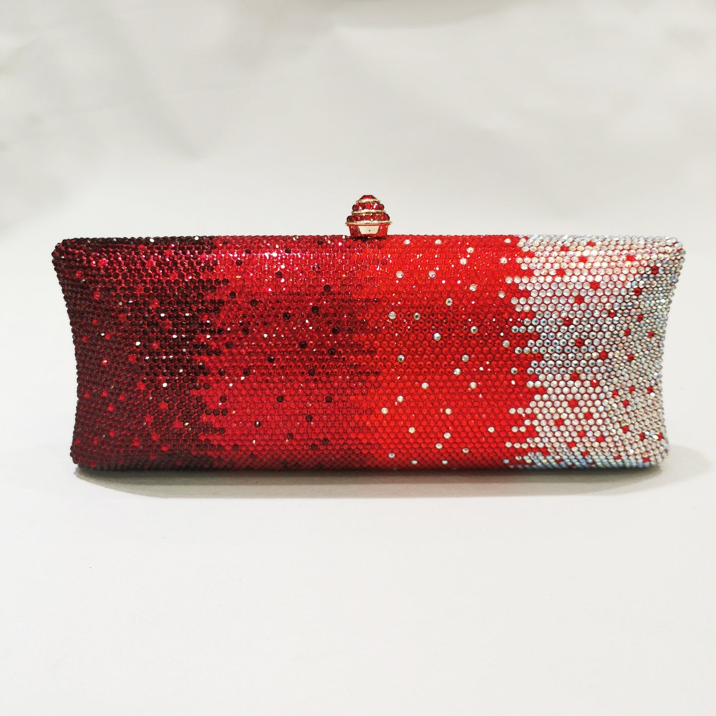 Gradient Rhinestone Women's Dinner Clutch Shoulder Bag