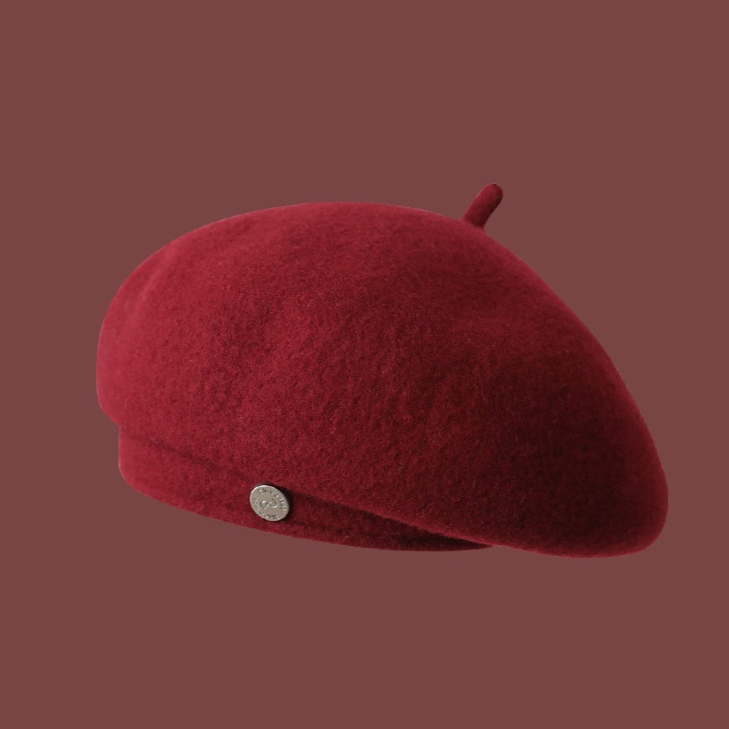 Lin Xiao Orange Hat Knitted Hat Baseball Cap Scarf