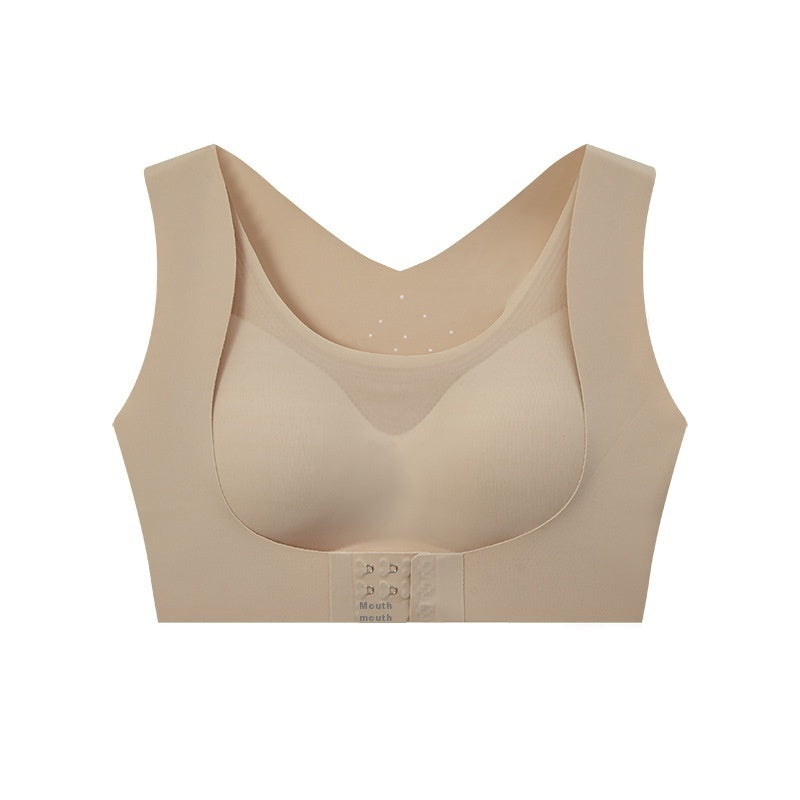 Two-in-one Breast Holding Bra Back Adjustment Push Up