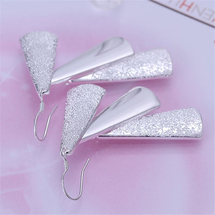 Silver Jewelry Fashion Exquisite Earrings In Europe And America