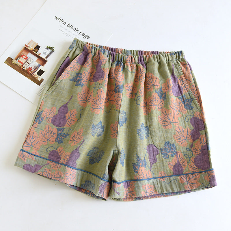 Women's Summer Thin Cropped Loose And Sweet Home Pants