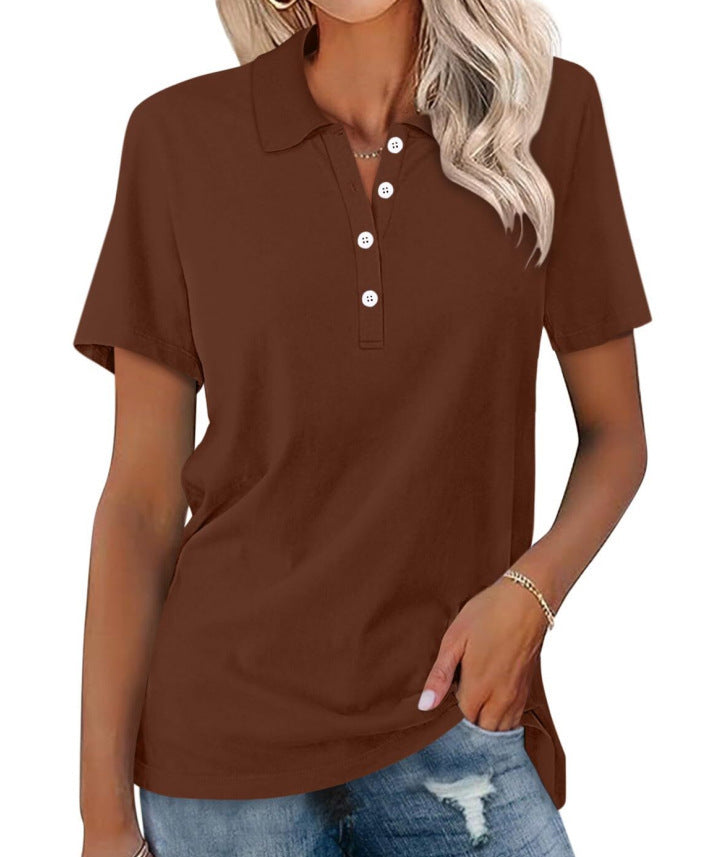 Women's Short-sleeved Slim-fit Casual Fashion Top