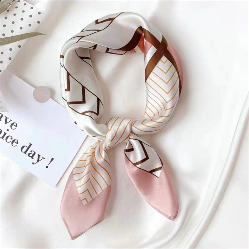 Crepe Satin Scarf For Women