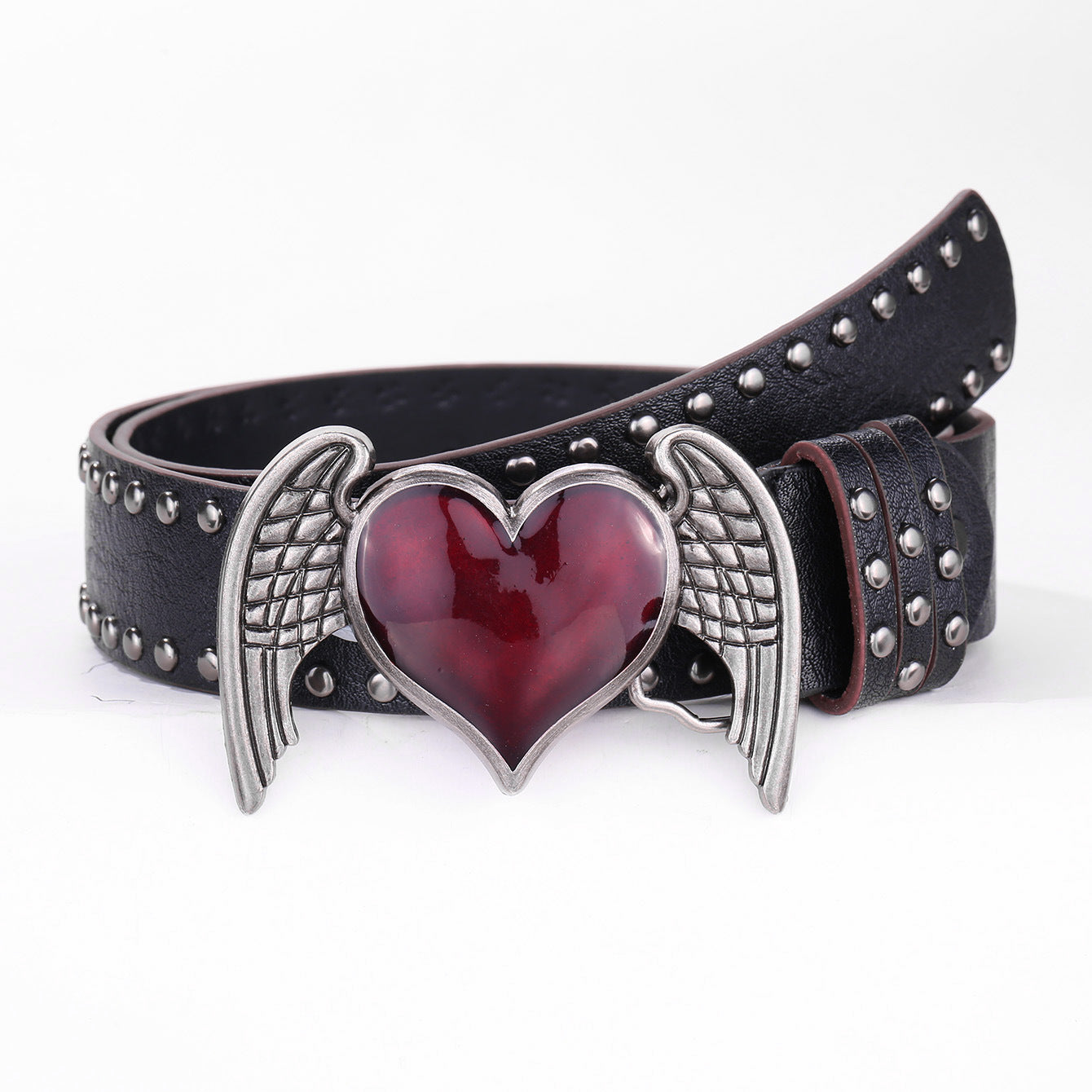 Fashion Personality Heart Wings Belt Ladies