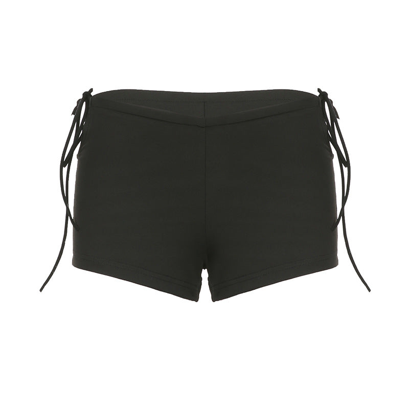 Women's Simple Solid Color Low Waist Shorts