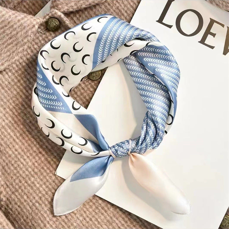 Crepe Satin Scarf For Women