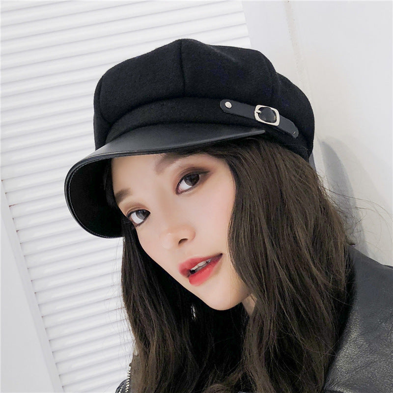 Fashion Beret Woolen Spring Hat For Women