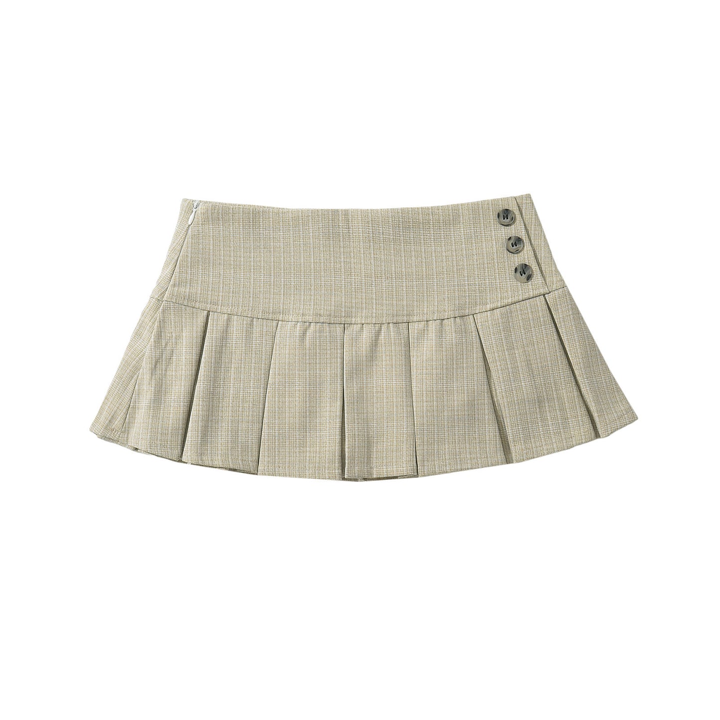 Women's Low Waist Pleated Skirt