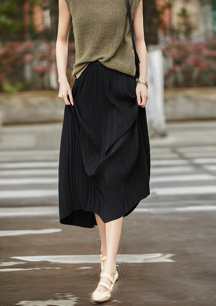 Spring And Summer New Exquisite Artistic Pleated Fairy Pleated Skirt