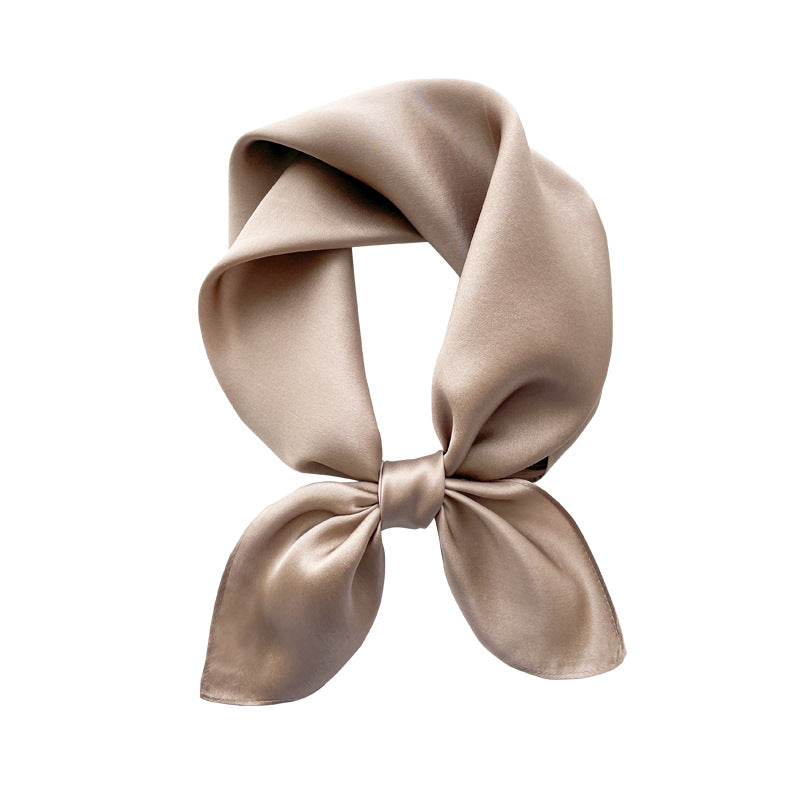 Spring And Autumn Elegant Retro Silk High-end Scarf