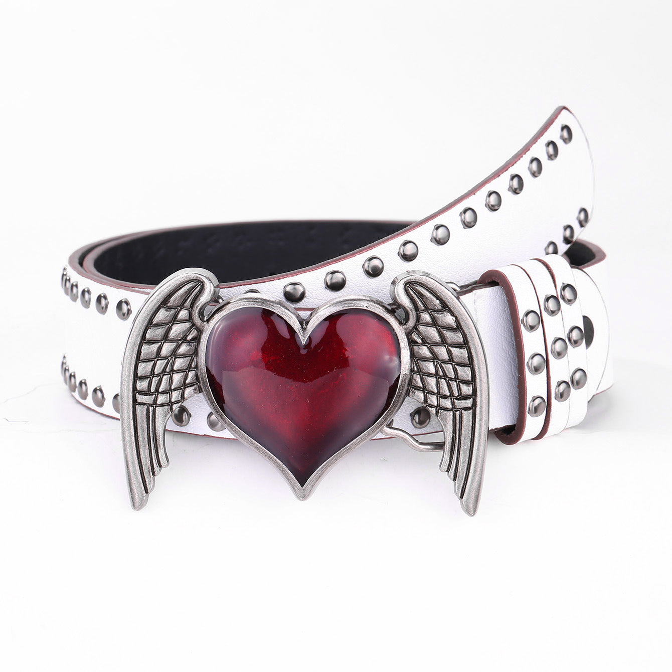 Fashion Personality Heart Wings Belt Ladies