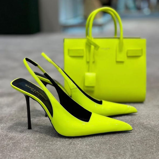 High Heel French Style Temperament Baotou Slingback Sandals