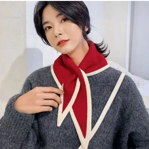 Cross Triangular Binder Warm Scarf