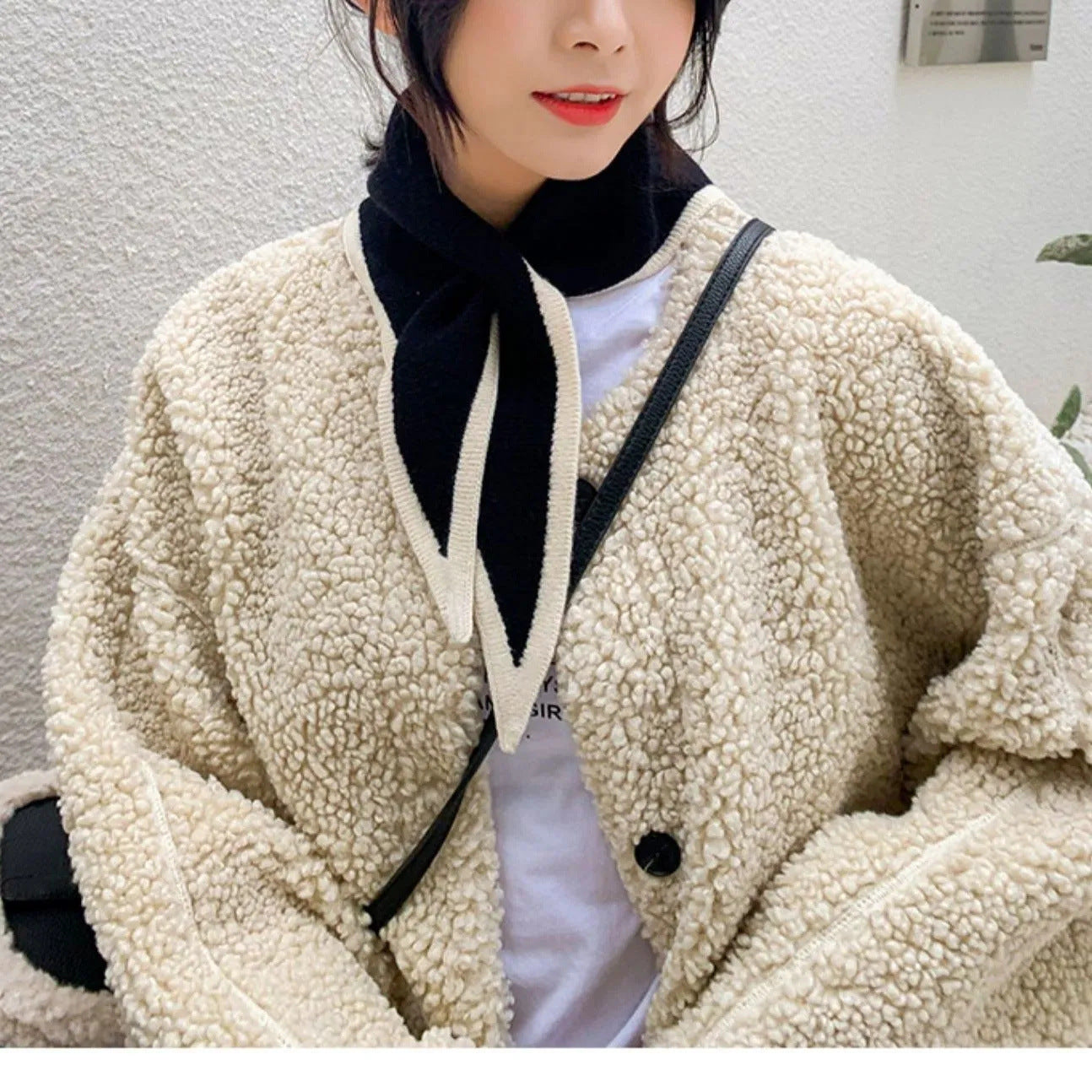 Cross Triangular Binder Warm Scarf