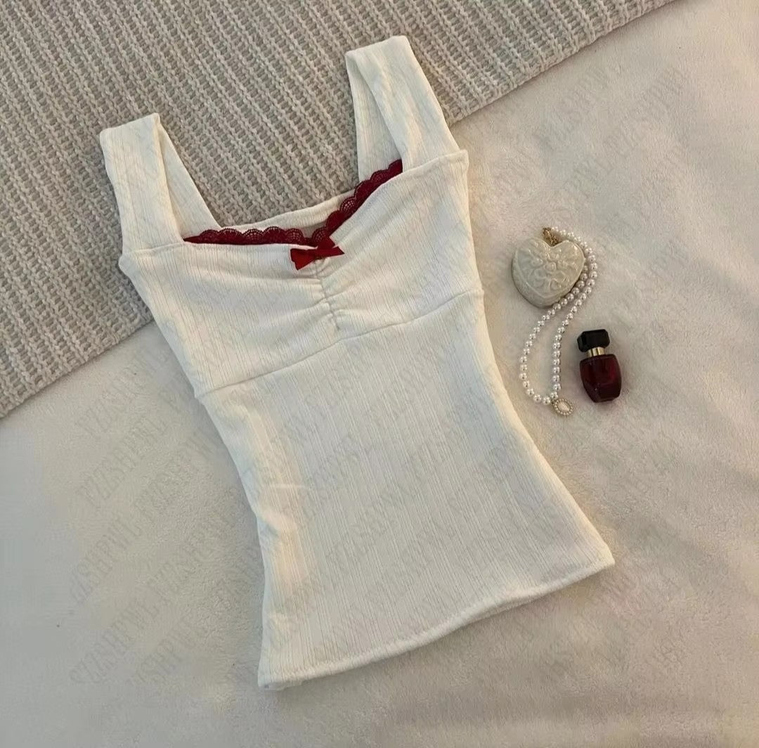 Sexy Hot Girl Leopard-print Slim-fit Sling Women's Top