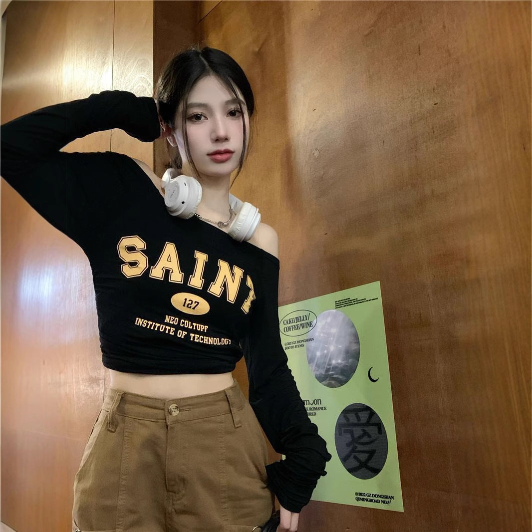 T-shirt Women's Pure Hot Girl Sexy Short