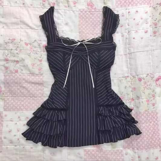 Sweet Solid Color Lace Versatile Sexy Sling