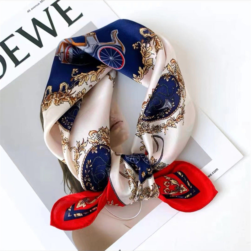 Crepe Satin Scarf For Women