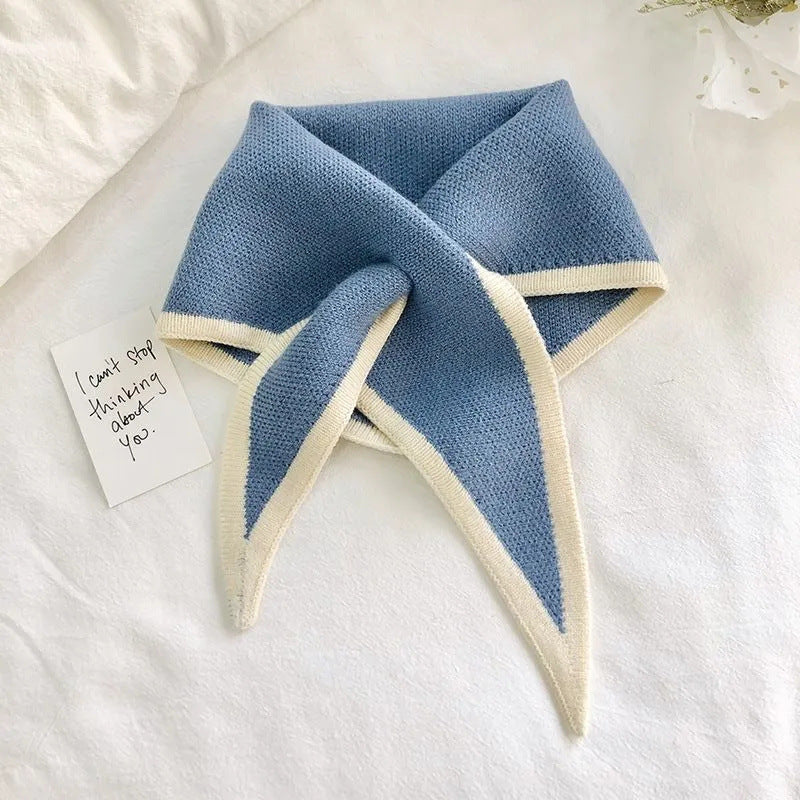 Cross Triangular Binder Warm Scarf