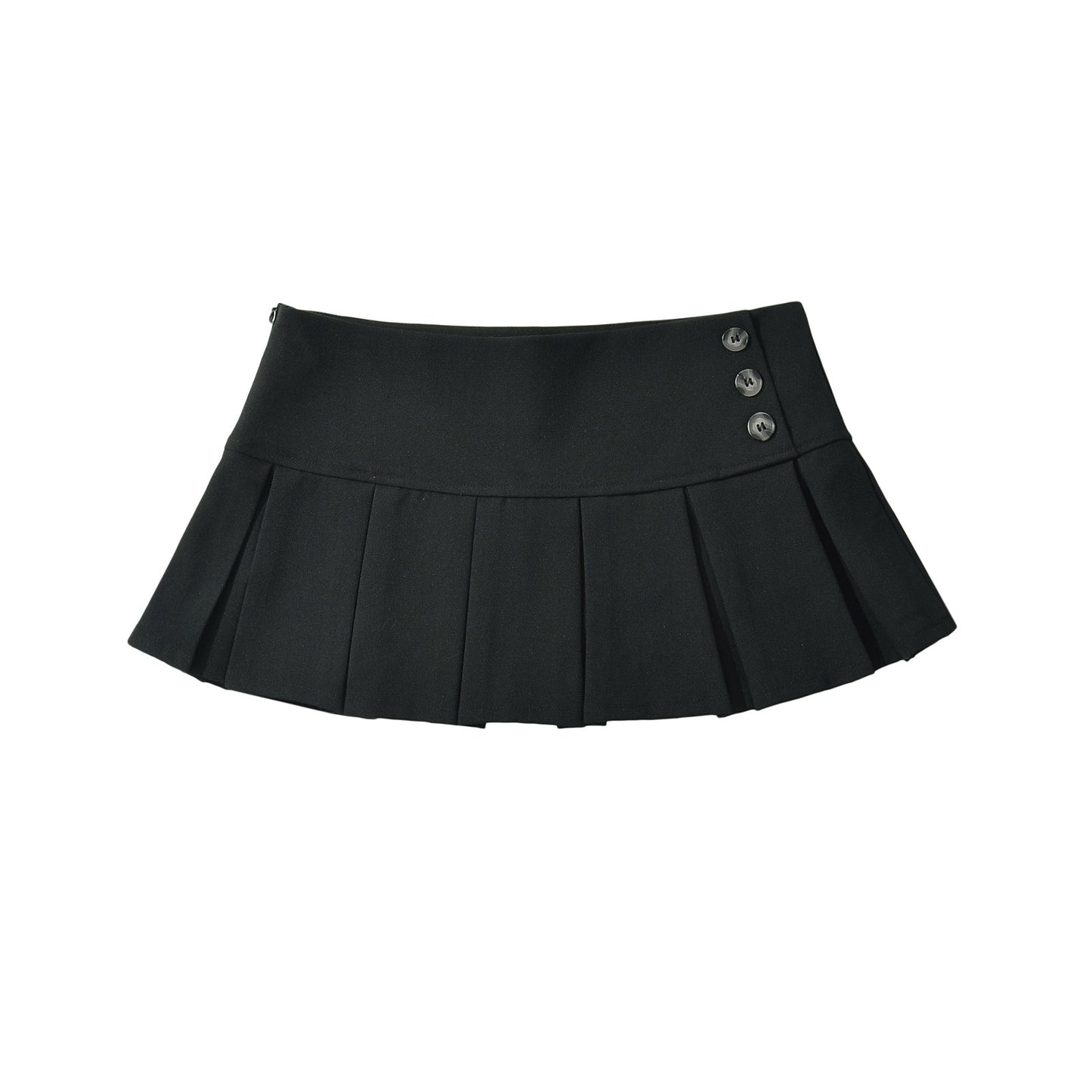 Women's Low Waist Pleated Skirt