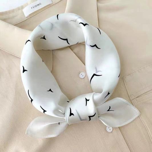 Crepe Satin Scarf For Women