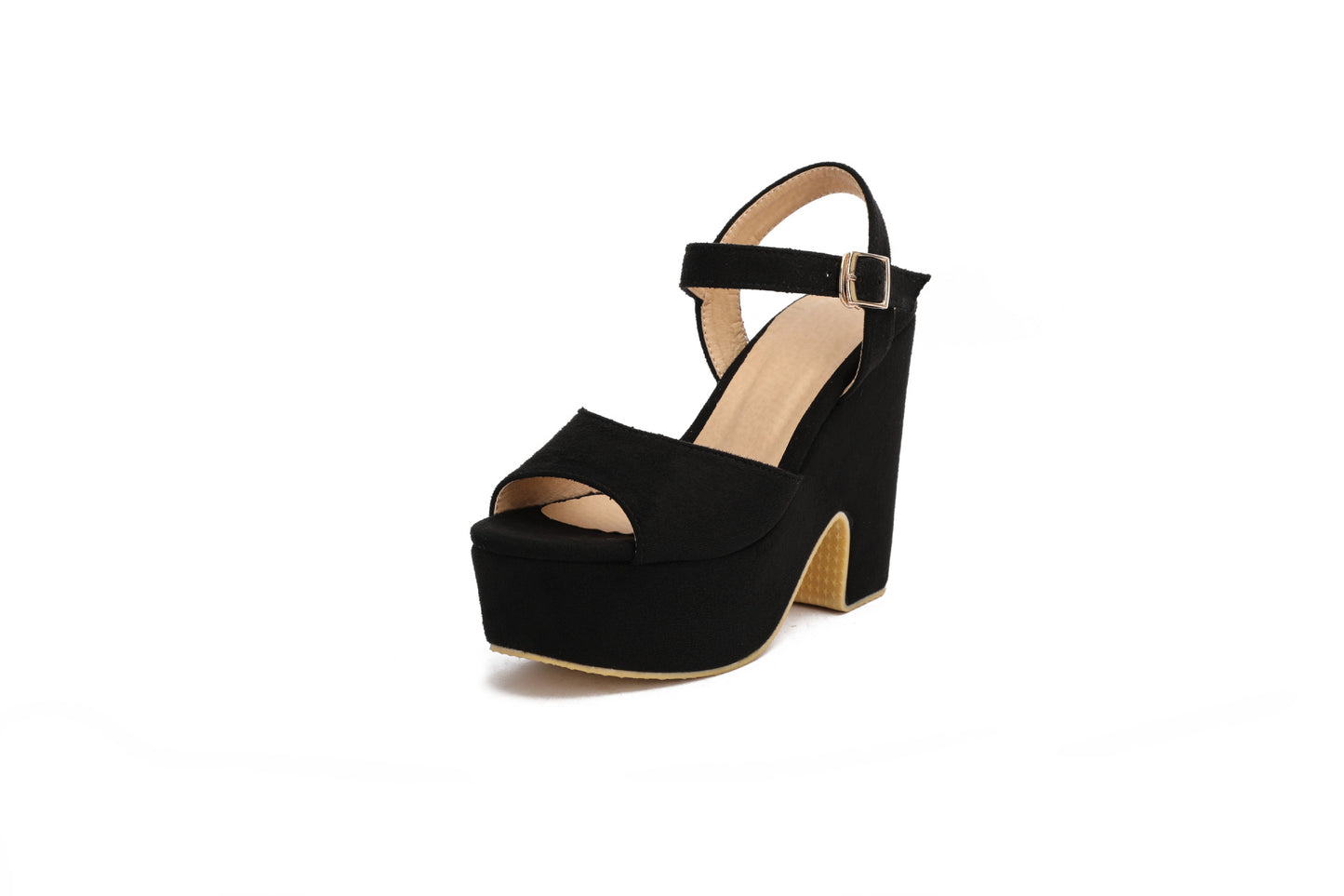 Plus Size Sandals Platform Platform Ankle-strap Open Toe Women's Shoes