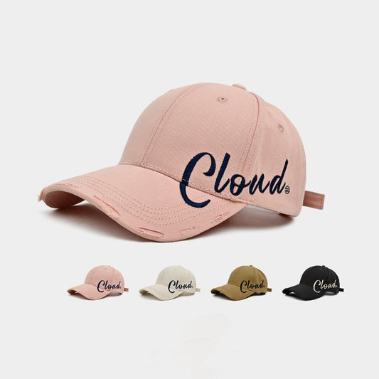 Letters On Side Embroidered Peaked Children's Sun-proof Baseball Cap