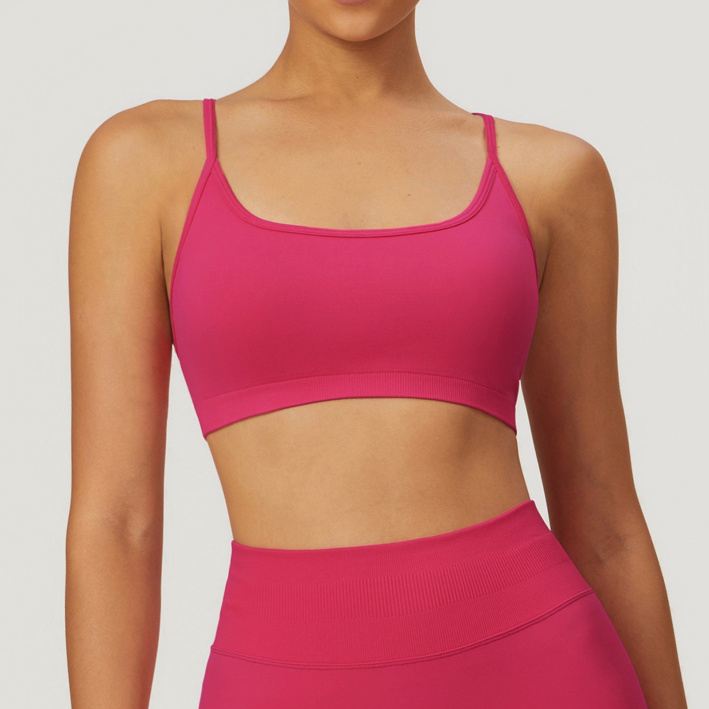 Sports Fitness Seamless Cross Beauty Back Yoga
