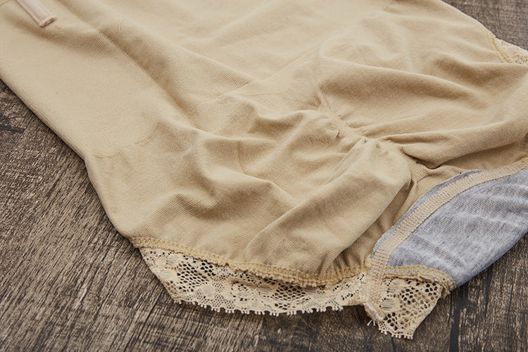 Women's Postpartum High-waisted Seamless Body Lace Lace Draw-in Pants