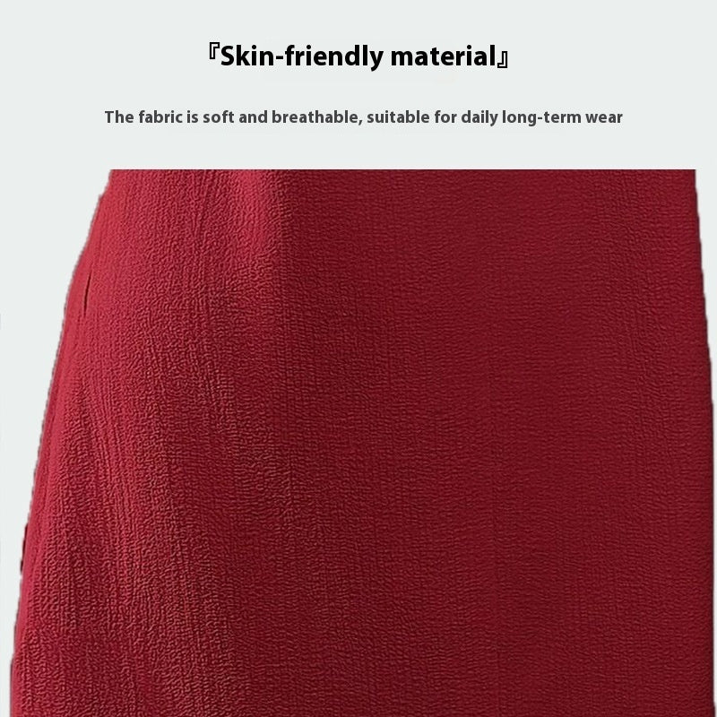 Round Neck Short Sleeve Loose Women's Wear Dress